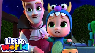 Halloween Song  Kids Songs amp Nursery Rhymes by Little World [upl. by Arathorn]