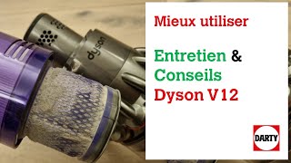 Dyson V12  Entretien de laspirateur sans fil 🛠 [upl. by Nywg]