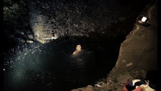 Swimming in an Underground Lake Inside Abandoned Mine [upl. by Doy]