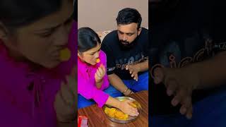 Aada tera aadda mera mrandmrsgajrani comedy husbanwifecomedy ytshorts couplestatus [upl. by Anirdnajela]