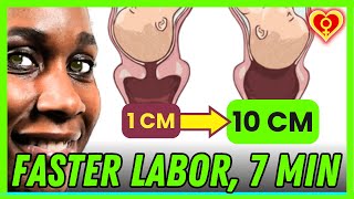 How to DILATE Cervix Faster 7 min Workout by a DOCTOR Induce Labor NATURALLY SPEED up Labor S1 E5 [upl. by Hoffarth]