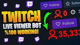 Twitch Live View Bot  Raid Bot  Follower bot  link in description [upl. by Ujawernalo]