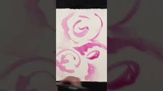 Paint Loose Flowers in Watercolor watercolor watercolorpainting watercolors watercolour [upl. by Oninrutas]