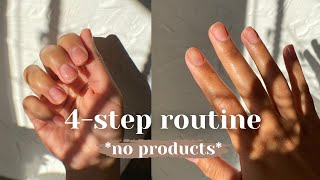 Nail Care Routine  How to make natural nails look good [upl. by Eicul625]