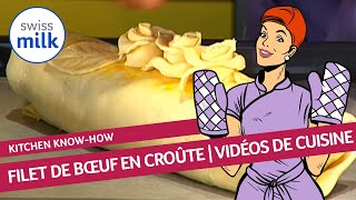 Comment faire un filet de bœuf Wellington  Vidéo de cuisine  Swissmilk 2010 [upl. by Ahsinned850]