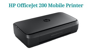 How to Setup of HP OfficeJet 200 Mobile Printer [upl. by Auhsot]