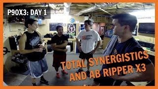 P90X3 Day 1 Total Synergistics and Ab Ripper X3 NC FIT CLUB [upl. by Acinoev563]