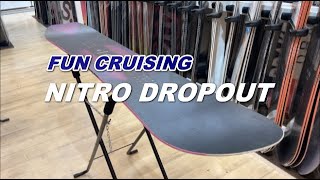 パウダーとフリーランを両立するオールマウンテンディレクショナルボード 24 NITRO DROPOUT ナイトロ スノーボード ドロップアウト [upl. by Dira]