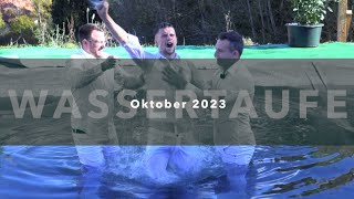 Wassertaufe Oktober 2023  FECG Aldingen [upl. by Auhsej]