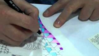 Adding Color to Zentangle® [upl. by Lefton]