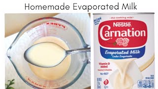 HOW TO MAKE EVAPORATED MILK [upl. by Yendahc383]