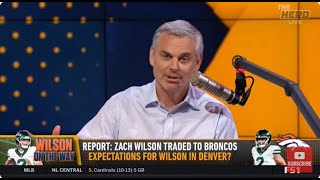 THE HERD  Colin Cowherd STRUGGLES To Make Sense Of Sean Payton Broncos Zack Wilson Trade  NFL [upl. by Ear]