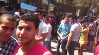 Egypt thanaweyya amma students protest June 16 [upl. by Suelo]