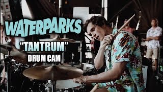 Waterparks  Tantrum  Drum Cam LIVE [upl. by Samot18]