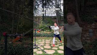 Witcher training martialarts hema longsword witcher [upl. by Ihsar]