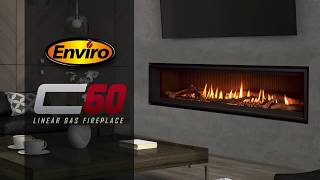 C60 Enviro Linear Gas Fireplace [upl. by Balsam]