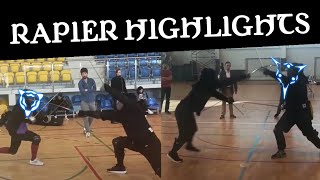 Rapier and dagger tournament highlights Durchschlag 2024 [upl. by Hpesoy]