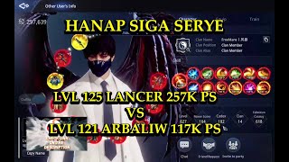 MIR 4  LVL 125 LANCER VS LVL 121 ARBALIST  PVP SERYE [upl. by Timmons]