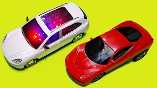 RC powerfull Super Racing rc car fight VS Mini farrier car new remote cantro car unboxing sk toy tv [upl. by Eellah]