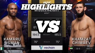 UFC 294 Chimaev vs Usman  Highlights [upl. by Llerud]