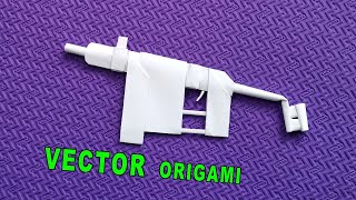 Origami armas Vector  Como hacer una pistola de papel  Armas de papel faciles de hacer [upl. by Ennaimaj594]