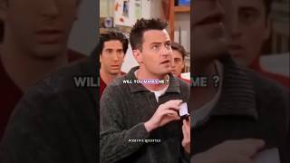 Chandler proposes to Monicamondler friendstvshow love [upl. by Sadira]