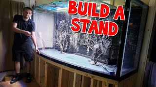 How To Build An Aquarium Stand Bow Front Edition [upl. by Maunsell]