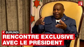 Evariste Ndayishimiye  « Il est temps de revoir les sanctions européennes contre le Burundi »• RFI [upl. by Eiznekcam379]