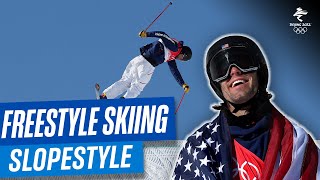 ⛷ Alex Hall wins freeski slopestyle Olympic gold 🥇 [upl. by Madlin145]