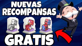 Como CONSEGUIR LAS NUEVAS quotSKINS PARA DADOS GRATISquot en MONOPOLY GO RECOMPENSAS GRATIS [upl. by Erialc]