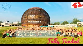 How To Apply For CERN Summer Student Program 2024 In Switzerland BS amp MS Students [upl. by Wennerholn891]