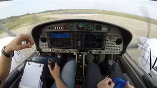 Timelapse Flight in a DA42 [upl. by Repooc]