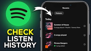 How To See Listen History On Spotify  Easy Guide [upl. by Milzie]