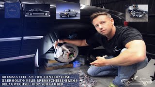 Bremssattel reinigen lackieren und überholen  Mercedes Hinterachse Teves Oldtimer Restauration [upl. by Kinnard776]