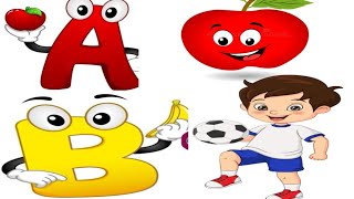 ABCDwith live example with tingsRhymes ABC Alphabet flashcards Alphabet Songs for children [upl. by Alayne]