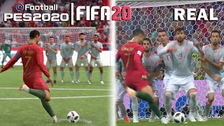 Great Free Kick Goals Ive Recreated so far  YMJ [upl. by Lahsiv]