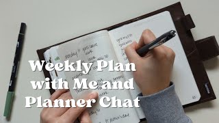 weekly plan with me  planner chat  b6 Stalogy  minimal planner  minimalist  Nicole Makes Plans [upl. by Teik]