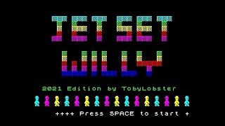 Jet Set Willy BBC Micro 2021 Edition  A Speedy Play Through [upl. by Cerellia]