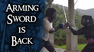 Medieval Knightly Sword Sparring  Arming Sword is Back [upl. by Dorisa]