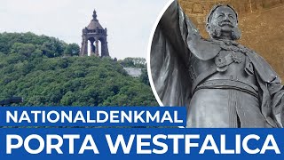 Nationaldenkmal für Kaiser Wilhelm amp verlassenes Hotel  Porta Westfalica [upl. by Norene932]