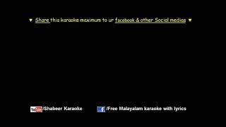 Poove poove pala poove karaoke [upl. by Assennav]