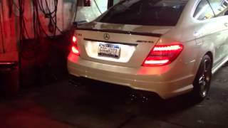 C63 AMG coupe MBH headers [upl. by Akceber112]