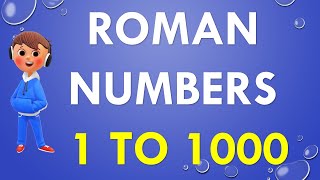 Roman Numbers 1 To 1000 Roman Numerals 1 To 1000 Roman Numerals From 1 To 1000 Learn 1 To 1000 Roman [upl. by Nosle]