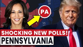 Pennsylvania Poll Results Donald Trump vs Kamala Harris 2024 US Election [upl. by Opaline179]