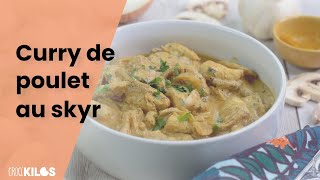 Le curry de poulet au skyr est un plat facile et rapide à cuisiner [upl. by Akcirred807]