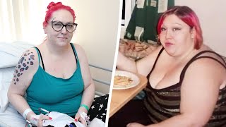 Woman with quotconcrete” organs after botched weight loss op has new stomach built  SWNS [upl. by Kcirded]