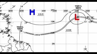 Barbados weather updateTwo tropical waves in the Atlantic [upl. by Onileba]