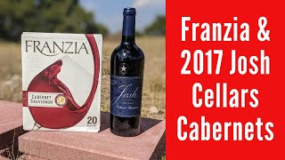 Double Cabernet Sauvignon Wine Review Franzia amp 2017 Josh Cellars Special Edition [upl. by Dibru]