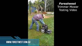 55hp Field Trimmer Mower 22quot String Trimmer BM11112 Forestwest [upl. by Entsirhc]