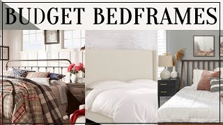 Top 5 Affordable Bed Frames  Upholstered Beds Wood Beds and Metal Beds [upl. by Hiroshi]